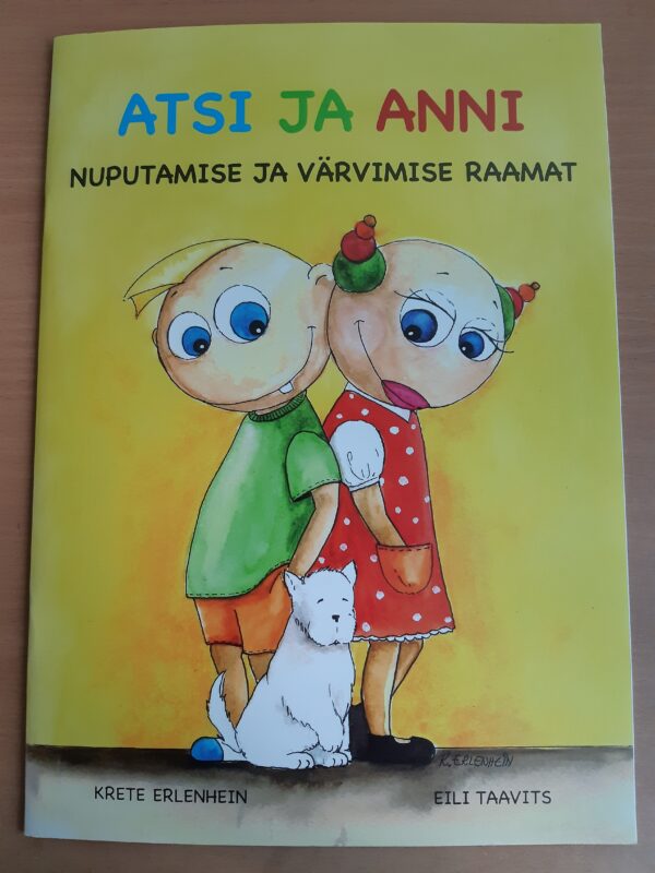"Atsi ja Anni nuputamise ja värvimise raamat"