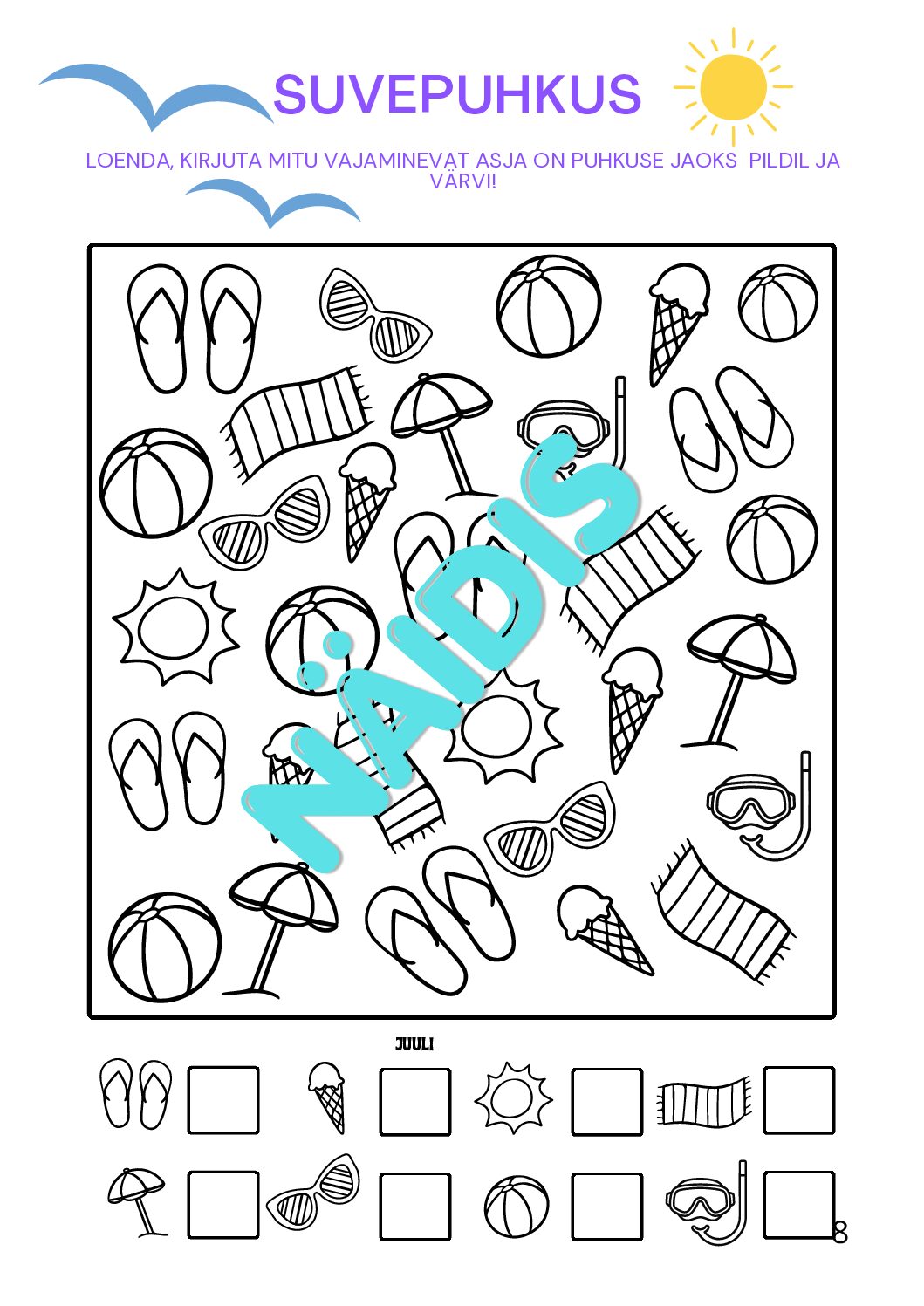 "12 kuud" töölehed (PDF) - Image 8